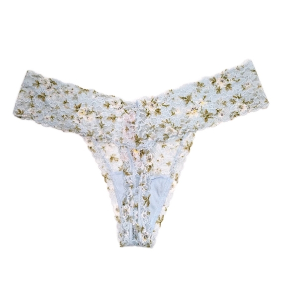 Victoria's Secret the Lacie Thong Panty Women Medium NEW Lace Underwear floral - Picture 3 of 8